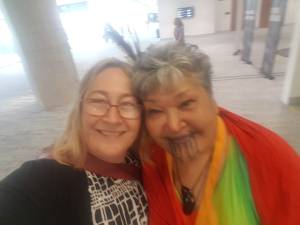 Maata and Tracey at "Healing Our Spirit Worldwide", Sydney 2018