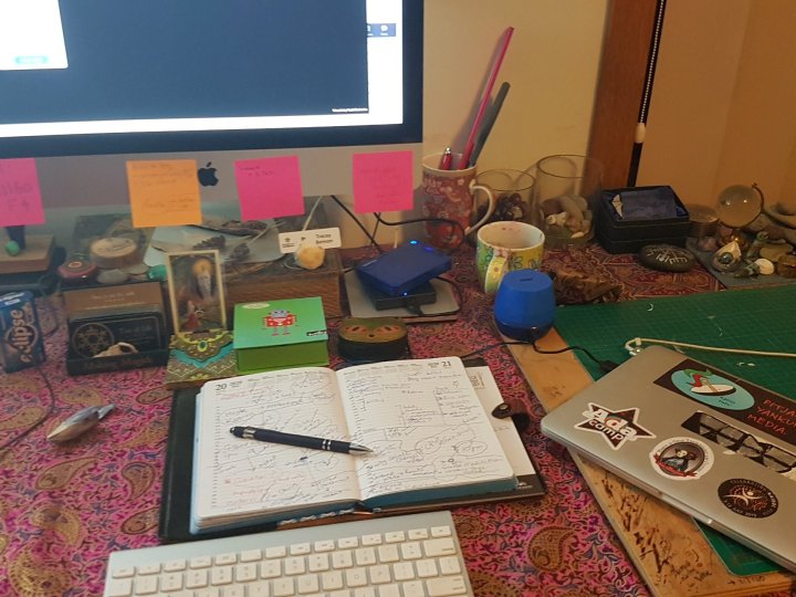 My desk - organised chaos